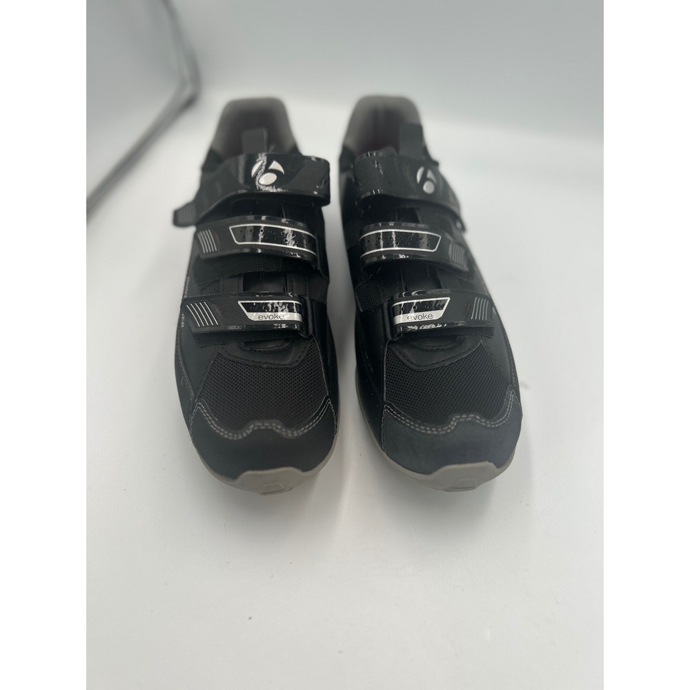 Bontrager Evoke MTB Mountain Bike Shoes Black Mens Size 12 EUR 45 SPD 436850